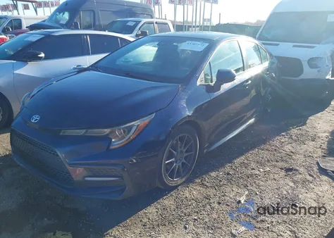 2020 Toyota Corolla Se from USA, damaged, VIN 5YFS4RCE5LP036236